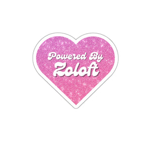 Powered by Zoloft Sticker