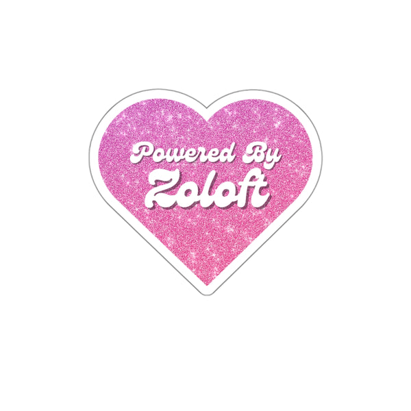 Powered by Zoloft Sticker