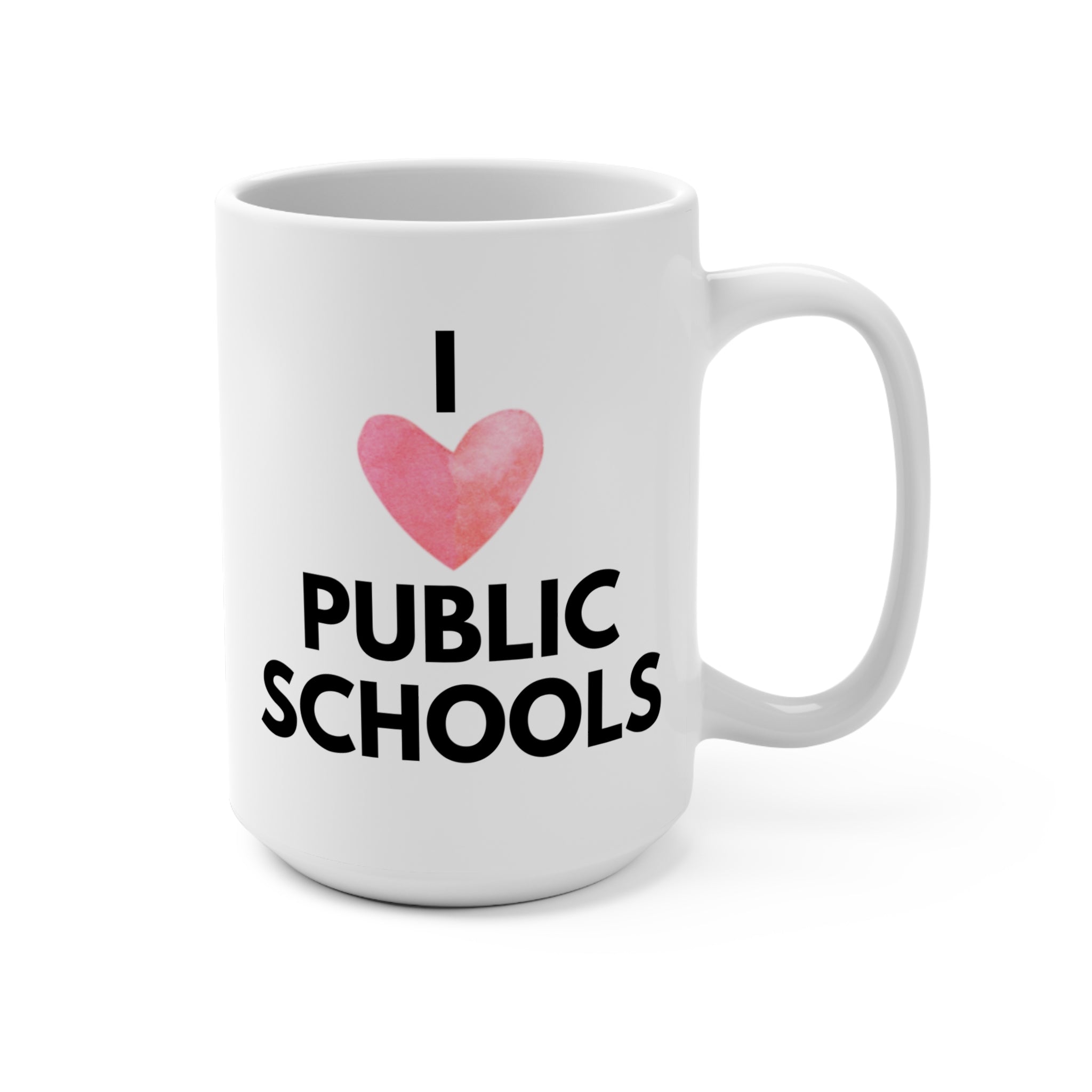 I Heart Public Schools Mug