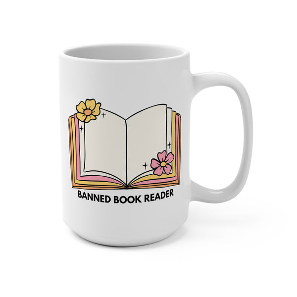 Banned Book Reader Mug 15oz