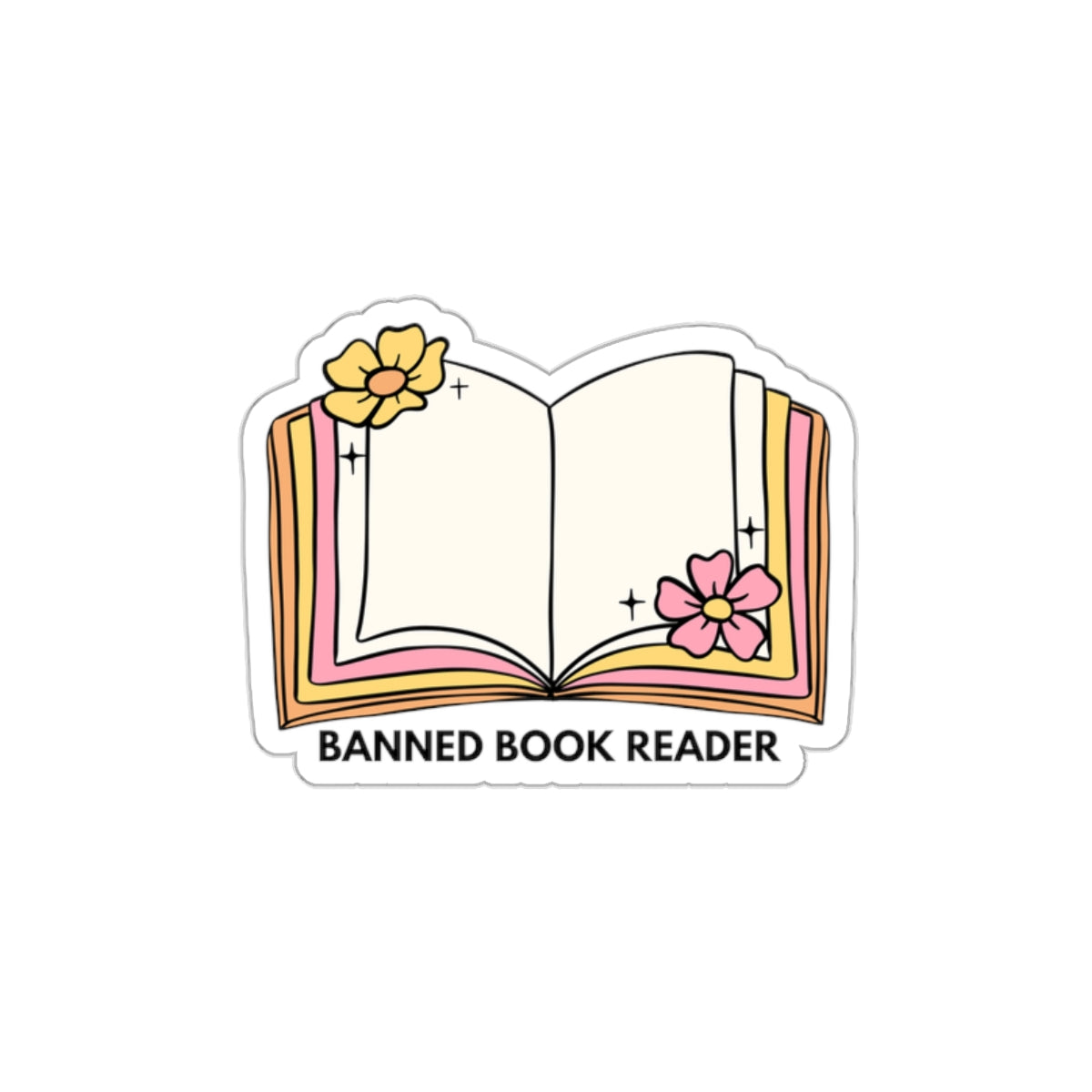 Banned Book Sticker